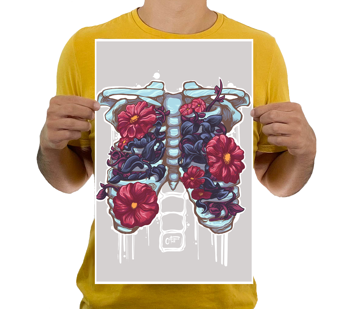 Rooted 11x17 Modern Art Print