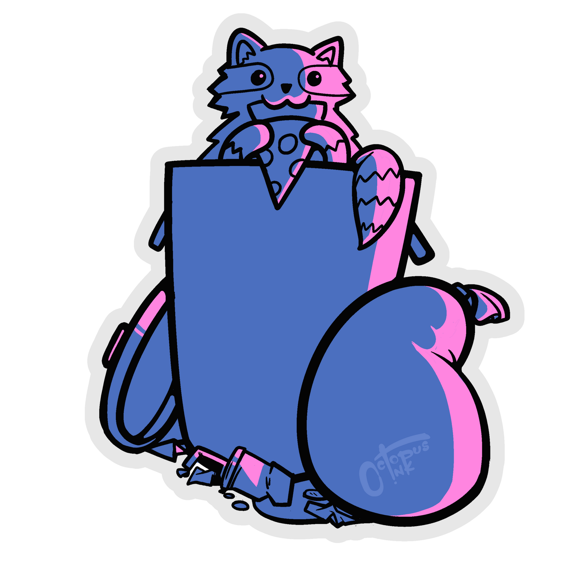 Outlaw 3x3 Die Cut Vinyl Sticker