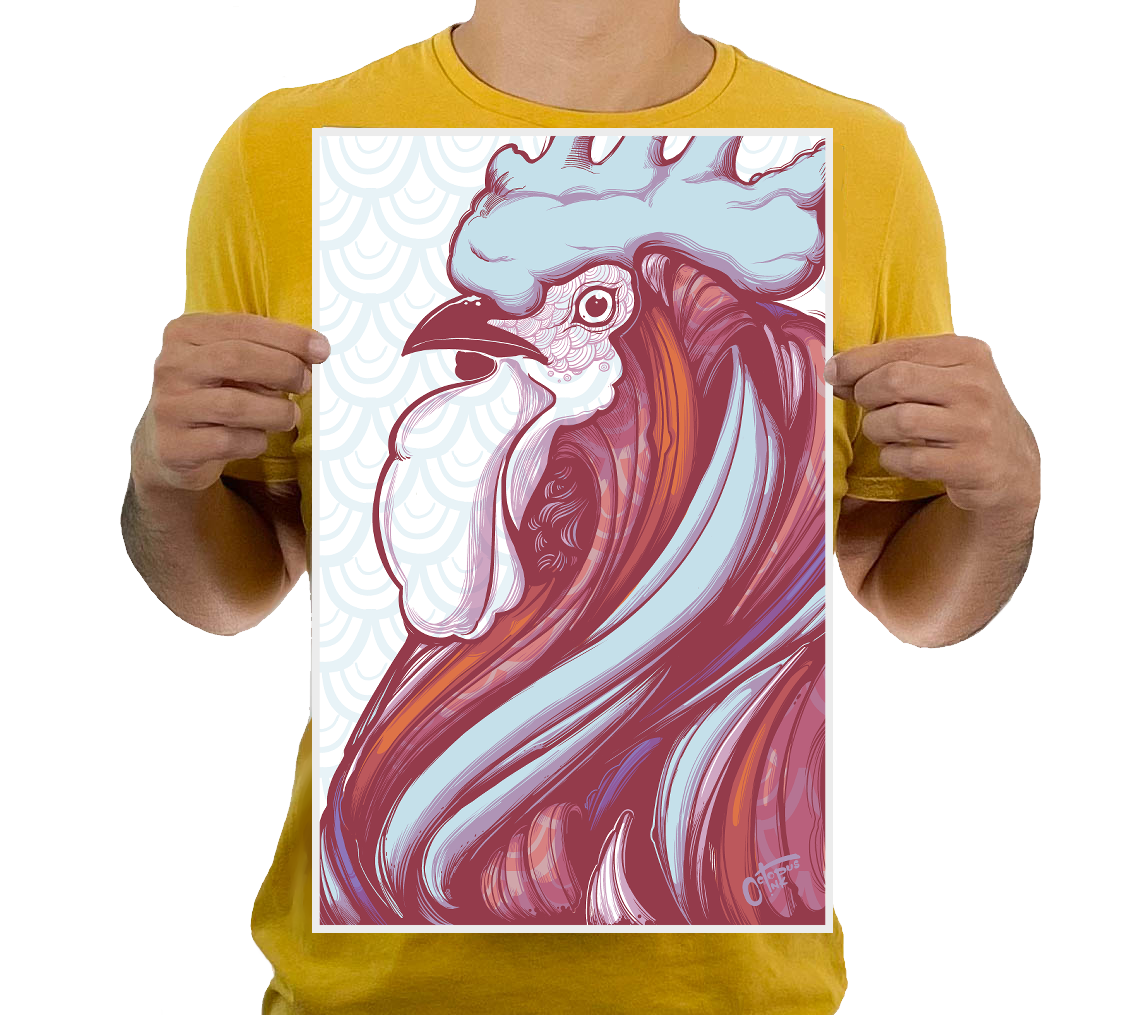 Sancho 11x17 Modern Art Print