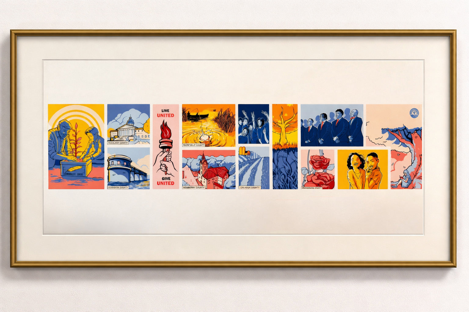 United Way Mural – Concept Art (Limited Edition Print)