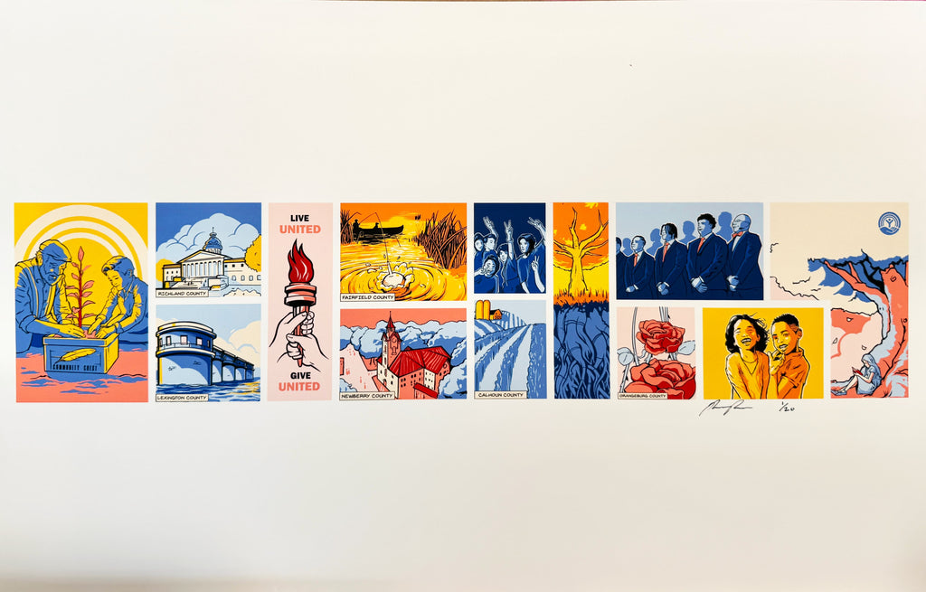 United Way Mural – Concept Art (Limited Edition Print)