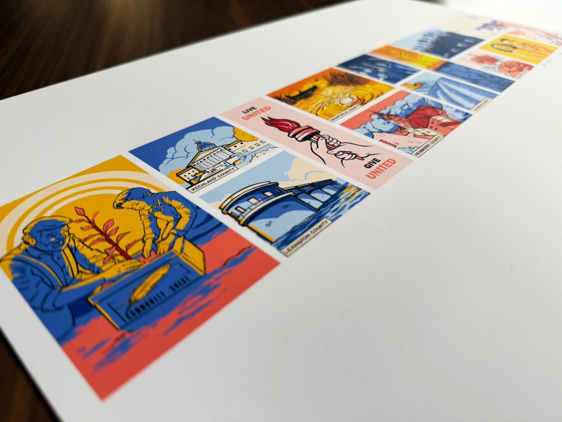 United Way Mural – Concept Art (Limited Edition Print)