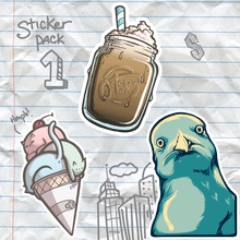 Load image into Gallery viewer, Octopus Ink Sticker Pack 1
